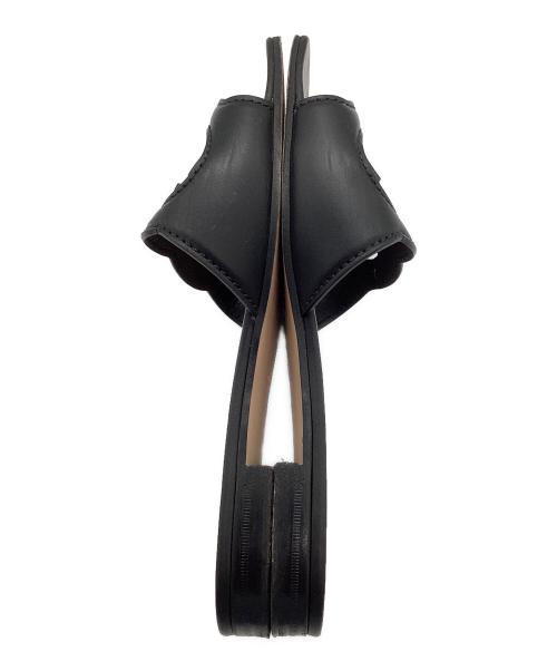 GUCCI（グッチ）GUCCI (グッチ) インターロッキングG カットアウト　スライドサンダル ブラック サイズ:SIZE 23.5cmの古着・服飾アイテム