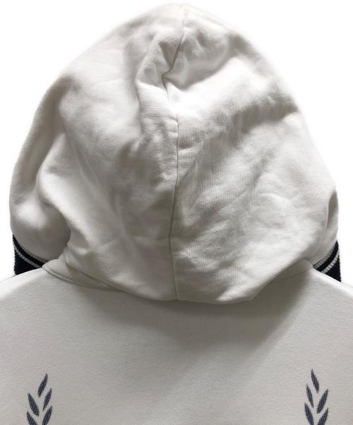 DOLCE & GABBANA（ドルチェ＆ガッバーナ）DOLCE & GABBANA (ドルチェ＆ガッバーナ) ジップパーカー ホワイト×ネイビー サイズ:SIZE XSの古着・服飾アイテム