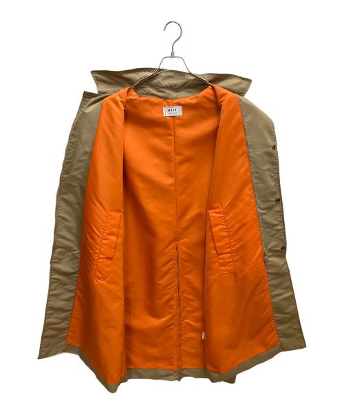 KIIT（キート）KIIT (キート) ステンカラーコート ベージュ サイズ:SIZE 3の古着・服飾アイテム