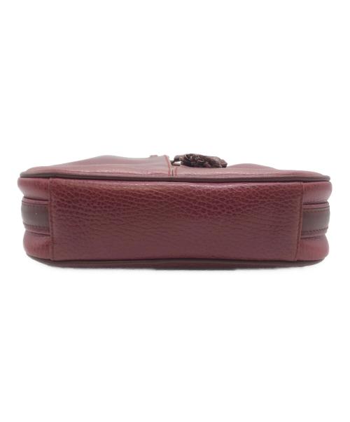 Cartier（カルティエ）Cartier (カルティエ) マストライン ショルダーバッグ ボルドーの古着・服飾アイテム