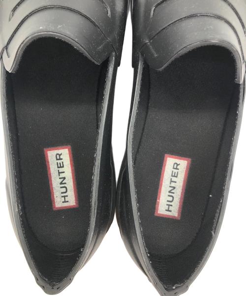 HUNTER（ハンター）HUNTER (ハンター) リファインドペニーローファー ブラック サイズ:SIZE 25cmの古着・服飾アイテム