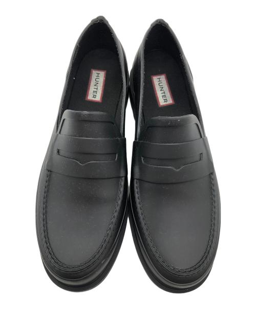 HUNTER（ハンター）HUNTER (ハンター) リファインドペニーローファー ブラック サイズ:SIZE 25cmの古着・服飾アイテム