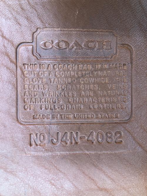 COACH（コーチ）COACH (コーチ) OLD COACH　ワンショルダーバッグ ブラウンの古着・服飾アイテム