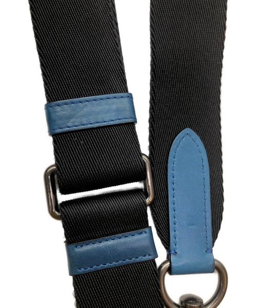 COACH（コーチ）COACH (コーチ) MANHATTAN FOLDOVER 2WAYバッグ ネイビー×スカイブルーの古着・服飾アイテム