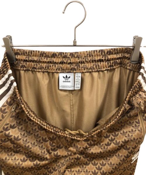 adidas（アディダス）adidas (アディダス) ファイヤーバード クラシック モノトラックパンツ ブラウン×ホワイト サイズ:SIZE 2XLの古着・服飾アイテム