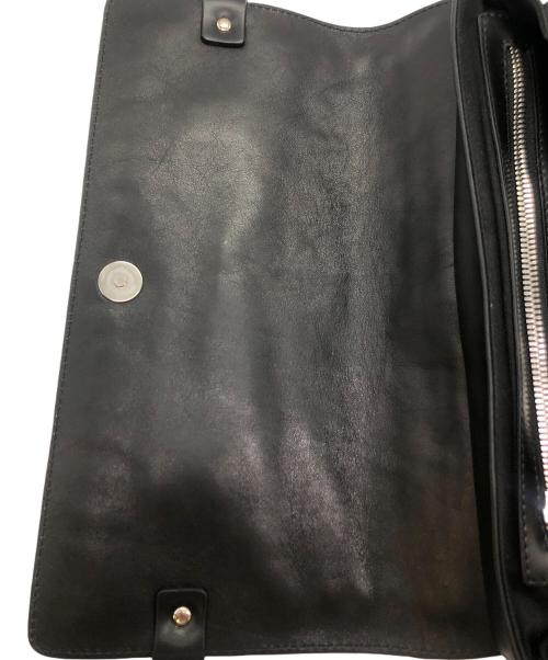 DIESEL Black Gold（ディーゼル ブラック ゴールド）DIESEL Black Gold (ディーゼル ブラック ゴールド) クラッチバッグ ブラック×シルバーカラーの古着・服飾アイテム