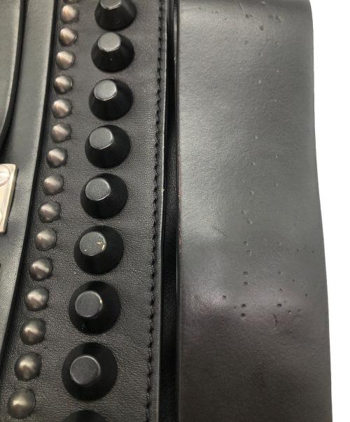 DIESEL Black Gold（ディーゼル ブラック ゴールド）DIESEL Black Gold (ディーゼル ブラック ゴールド) クラッチバッグ ブラック×シルバーカラーの古着・服飾アイテム