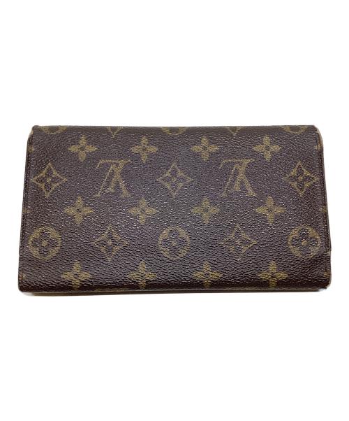 LOUIS VUITTON（ルイ ヴィトン）LOUIS VUITTON (ルイ ヴィトン) モノグラム ポルトトレゾール・インターナショナル 3つ折り財布 ブラウンの古着・服飾アイテム