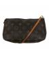 LOUIS VUITTON（ルイ ヴィトン）の古着「モノグラム ポシェット・アクセソワール ポシェット」｜ブラウン