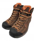 ASOLOアゾロ）の古着「ニュークリオン MID GV　トレッキングシューズ」｜ブラウン×オレンジ