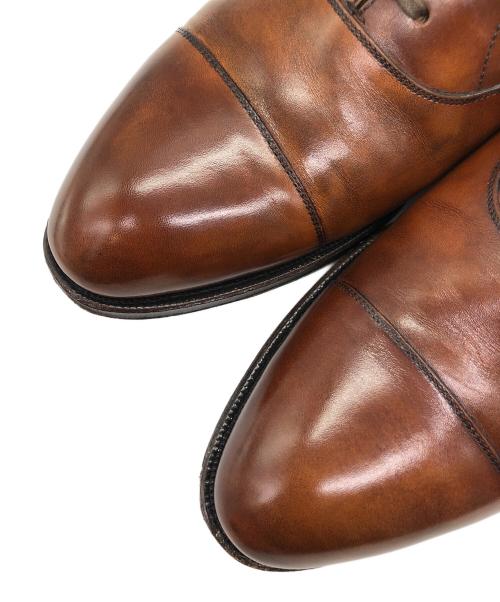 SHETLAND FOX（シェットランドフォックス）SHETLAND FOX (シェットランドフォックス) ケンジントンII　ストレートチップシューズ ブラウン サイズ:SIZE 26.5cmの古着・服飾アイテム