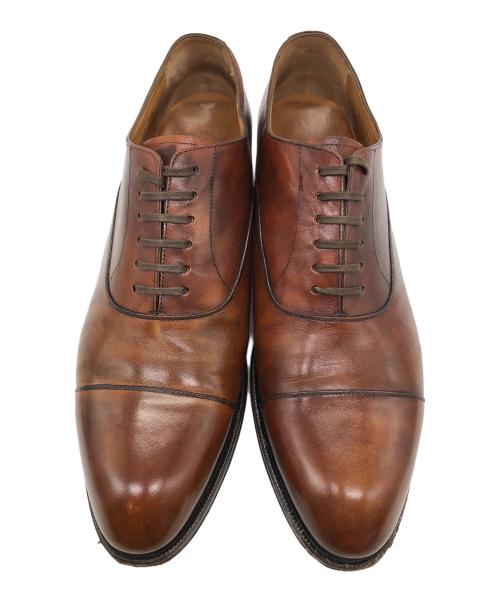 SHETLAND FOX（シェットランドフォックス）SHETLAND FOX (シェットランドフォックス) ケンジントンII　ストレートチップシューズ ブラウン サイズ:SIZE 26.5cmの古着・服飾アイテム
