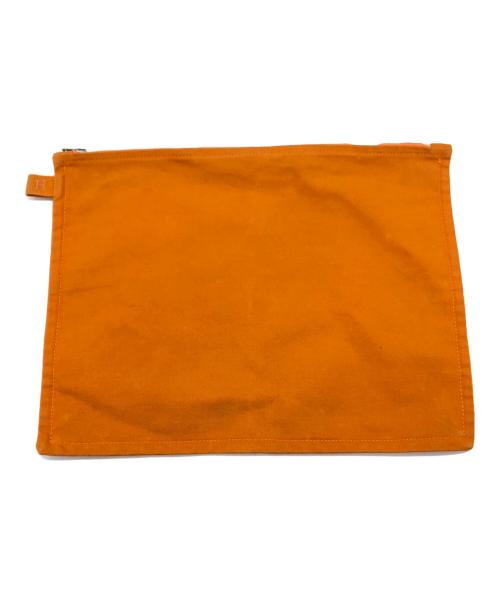 HERMES（エルメス）HERMES (エルメス) ボラボラポーチGM オレンジの古着・服飾アイテム