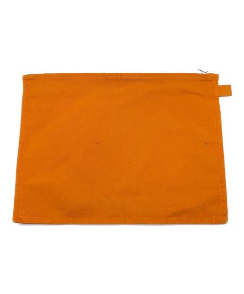 HERMES（エルメス）HERMES (エルメス) ボラボラポーチGM オレンジの古着・服飾アイテム