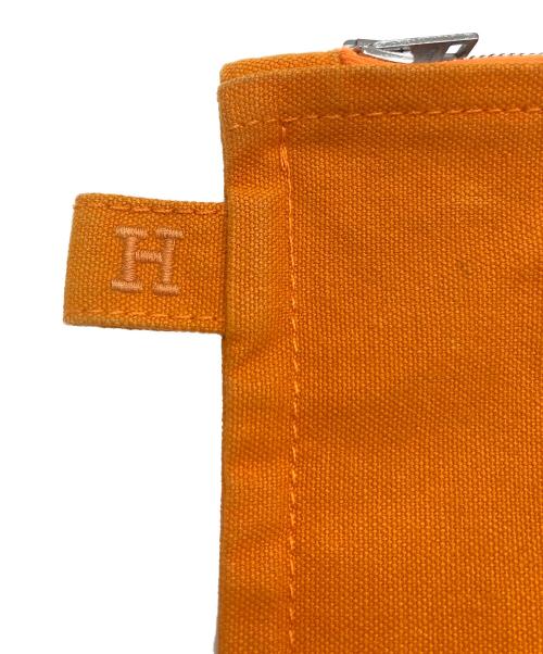HERMES（エルメス）HERMES (エルメス) ボラボラポーチGM オレンジの古着・服飾アイテム