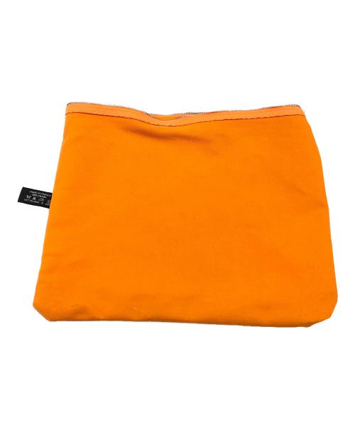 HERMES（エルメス）HERMES (エルメス) ボラボラポーチGM オレンジの古着・服飾アイテム