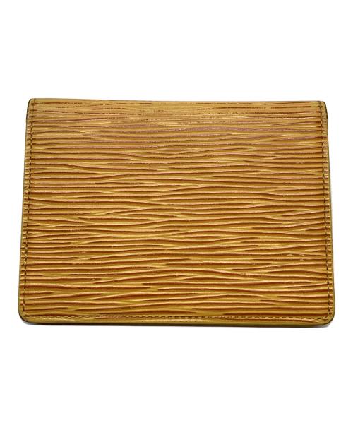 LOUIS VUITTON（ルイ ヴィトン）LOUIS VUITTON (ルイ ヴィトン) エピ ポルトカルト2 ヴェルティカル パスケース イエローの古着・服飾アイテム