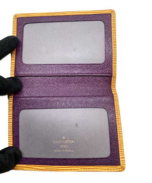 LOUIS VUITTON（ルイ ヴィトン）LOUIS VUITTON (ルイ ヴィトン) エピ ポルトカルト2 ヴェルティカル パスケース イエローの古着・服飾アイテム