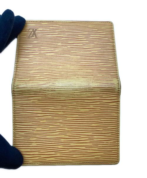 LOUIS VUITTON（ルイ ヴィトン）LOUIS VUITTON (ルイ ヴィトン) エピ ポルトカルト2 ヴェルティカル パスケース イエローの古着・服飾アイテム