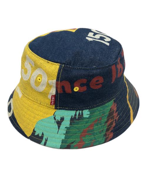 LEVI'S（リーバイス）LEVI'S (リーバイス) 150周年バナープリント　バケットハット マルチカラー サイズ:SIZE Mの古着・服飾アイテム