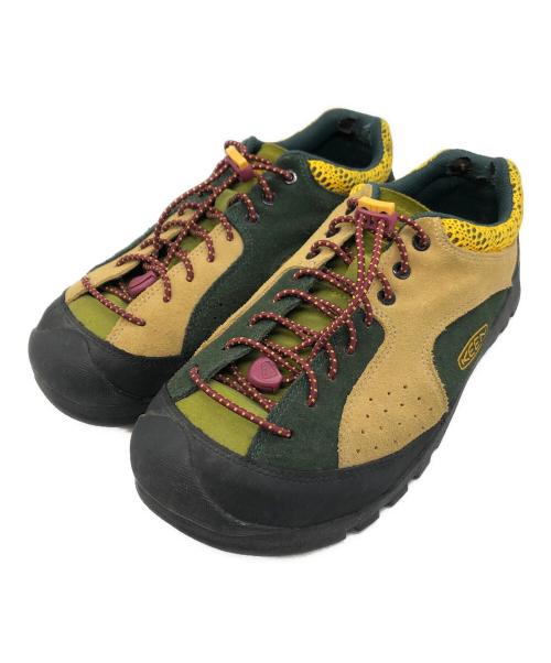 KEEN（キーン）KEEN (キーン) Dachambo (ダチャンボ) ジャスパー ロックス　トレッキングシューズ グリーン×ブラウン サイズ:SIZE 27cmの古着・服飾アイテム