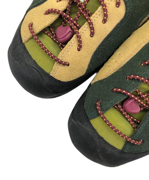 KEEN（キーン）KEEN (キーン) Dachambo (ダチャンボ) ジャスパー ロックス　トレッキングシューズ グリーン×ブラウン サイズ:SIZE 27cmの古着・服飾アイテム