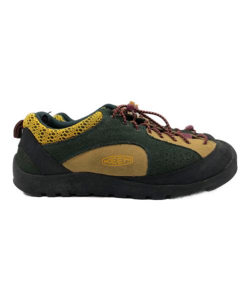 KEEN（キーン）KEEN (キーン) Dachambo (ダチャンボ) ジャスパー ロックス　トレッキングシューズ グリーン×ブラウン サイズ:SIZE 27cmの古着・服飾アイテム