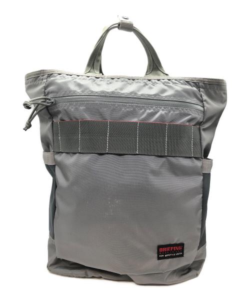 BRIEFING（ブリーフィング）BRIEFING (ブリーフィング) BEAUTY&YOUTH UNITED ARROWS (ビューティーアンドユースユナイテッドアローズ) 2WAYバックパック グレーの古着・服飾アイテム