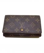 LOUIS VUITTONルイ ヴィトン）の古着「モノグラム ポルトモネ・ビエ・トレゾール 2つ折り財布」｜ブラウン