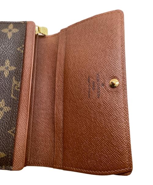 LOUIS VUITTON（ルイ ヴィトン）LOUIS VUITTON (ルイ ヴィトン) モノグラム ポルトモネ・ビエ・トレゾール 2つ折り財布 ブラウンの古着・服飾アイテム