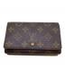 LOUIS VUITTON（ルイ ヴィトン）の古着「モノグラム ポルトモネ・ビエ・トレゾール 2つ折り財布」｜ブラウン