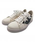 EMPORIO ARMANIエンポリオアルマーニ）の古着「スニーカー」｜ホワイト×ネイビー