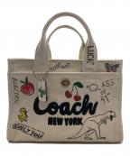 COACHコーチ）の古着「カーゴトートバッグ」｜ベージュ