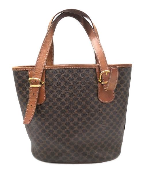 CELINE（セリーヌ）CELINE (セリーヌ) マカダム　トートバッグ ブラウンの古着・服飾アイテム