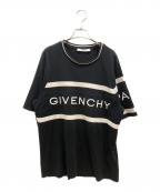 GIVENCHYジバンシィ）の古着「4G コントラスト スリム Tシャツ」｜ホワイト×ブラック
