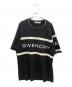 GIVENCHY（ジバンシィ）の古着「4G コントラスト スリム Tシャツ」｜ホワイト×ブラック