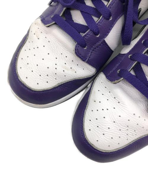 NIKE（ナイキ）NIKE (ナイキ) DUNK LOW（ダンク ロー ） ホワイト×パープル サイズ:SIZE 29cmの古着・服飾アイテム