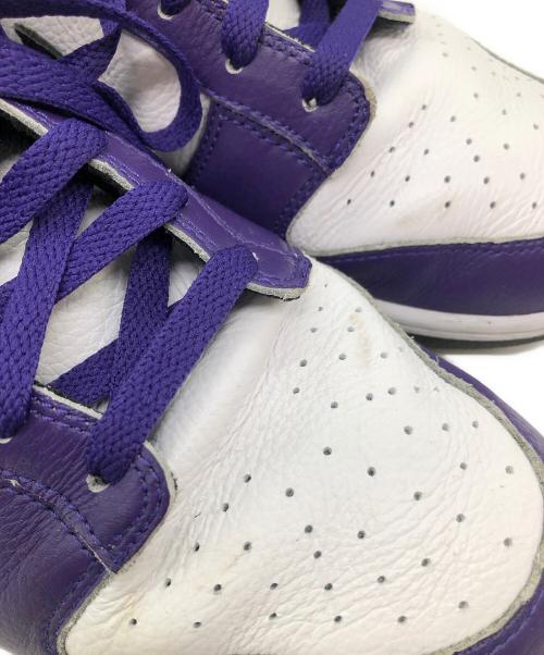 NIKE（ナイキ）NIKE (ナイキ) DUNK LOW（ダンク ロー ） ホワイト×パープル サイズ:SIZE 29cmの古着・服飾アイテム