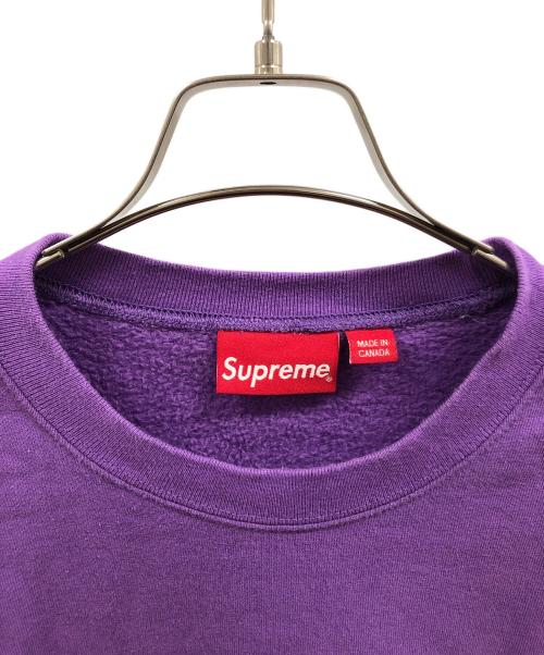 SUPREME（シュプリーム）SUPREME (シュプリーム) 20SS Cutout Logo Crewneck　スウェット パープル サイズ:SIZE Lの古着・服飾アイテム