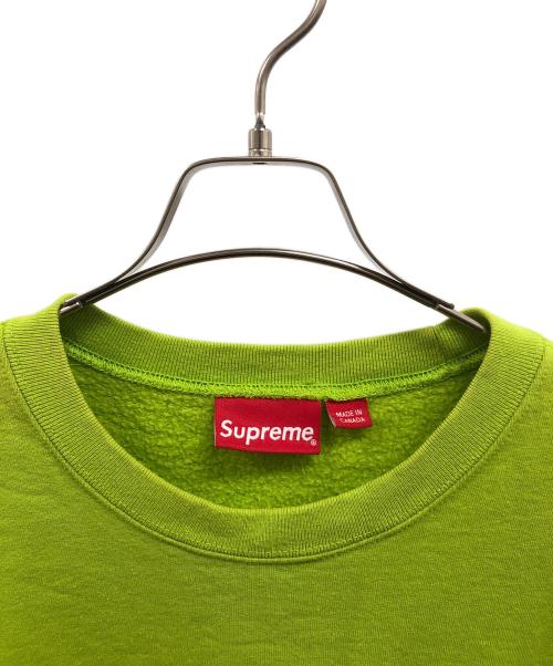 SUPREME（シュプリーム）SUPREME (シュプリーム) 20SS Cutout Logo Crewneck　スウェット グリーン サイズ:SIZE Lの古着・服飾アイテム