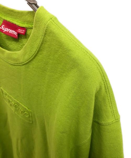 SUPREME（シュプリーム）SUPREME (シュプリーム) 20SS Cutout Logo Crewneck　スウェット グリーン サイズ:SIZE Lの古着・服飾アイテム