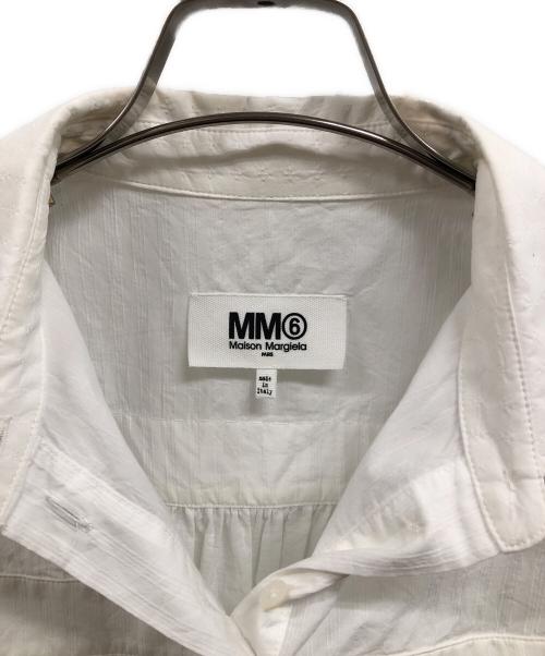 Maison Margiela（メゾンマルジェラ）Maison Margiela (メゾンマルジェラ) ノースリーブブラウス ホワイト サイズ:42の古着・服飾アイテム