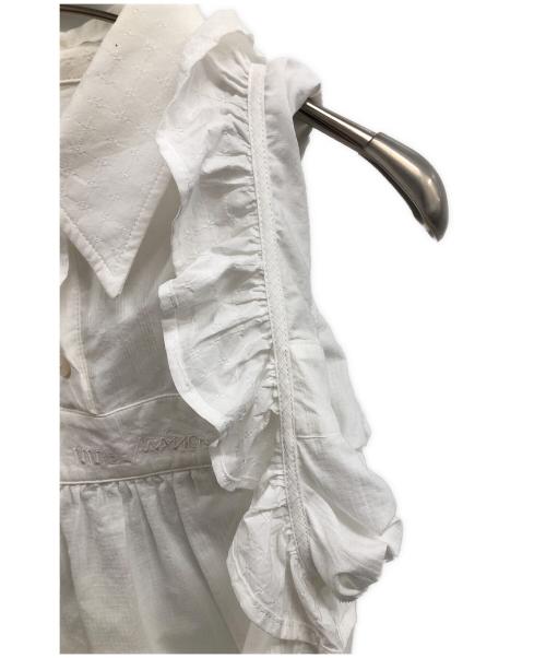 Maison Margiela（メゾンマルジェラ）Maison Margiela (メゾンマルジェラ) ノースリーブブラウス ホワイト サイズ:42の古着・服飾アイテム