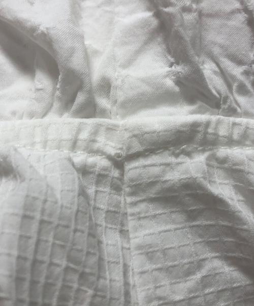 Maison Margiela（メゾンマルジェラ）Maison Margiela (メゾンマルジェラ) ノースリーブブラウス ホワイト サイズ:42の古着・服飾アイテム