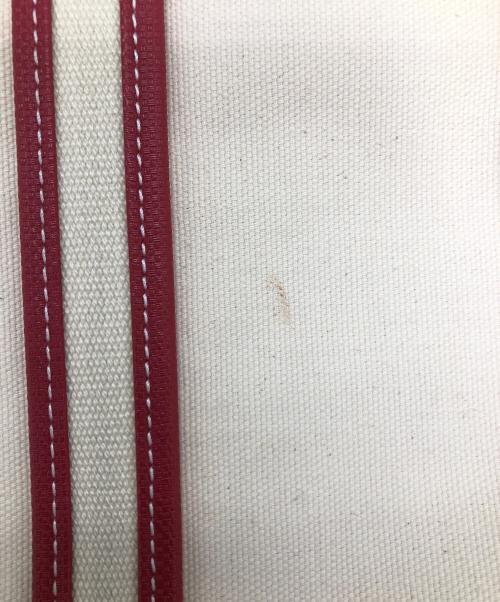 PORTER GIRL（ポーターガール）PORTER GIRL (ポーターガール) トートバッグ アイボリー×レッドの古着・服飾アイテム