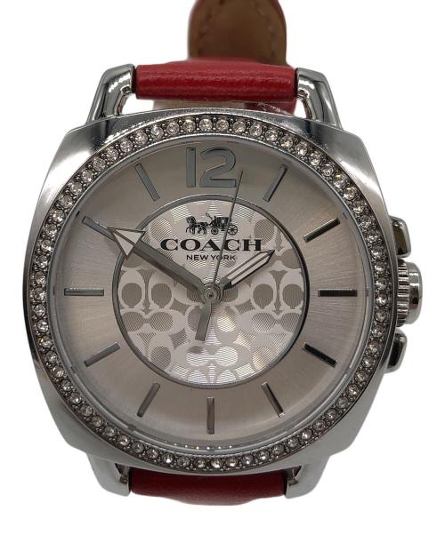 COACH（コーチ）COACH (コーチ) Coach Boyfriend Small Women´s 34 MM Watch（コーチ ボーイフレンド） シルバーカラーの古着・服飾アイテム