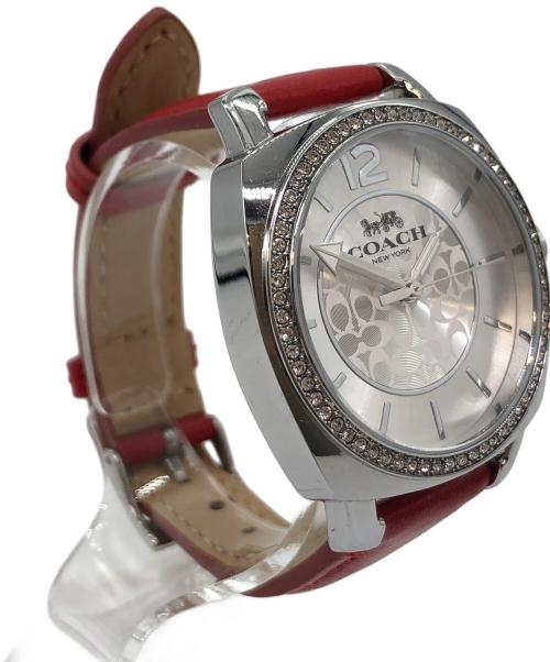 COACH（コーチ）COACH (コーチ) Coach Boyfriend Small Women´s 34 MM Watch（コーチ ボーイフレンド） シルバーカラーの古着・服飾アイテム