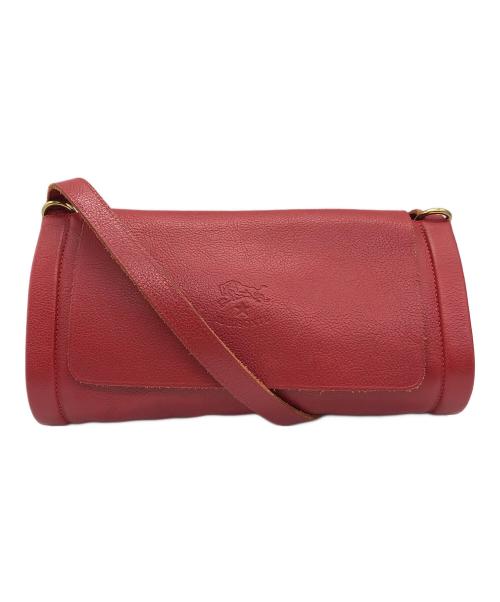 IL BISONTE（イル ビゾンテ）IL BISONTE (イル ビゾンテ) ショルダーバッグ レッドの古着・服飾アイテム