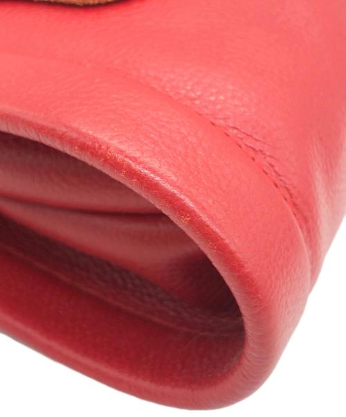 IL BISONTE（イル ビゾンテ）IL BISONTE (イル ビゾンテ) ショルダーバッグ レッドの古着・服飾アイテム