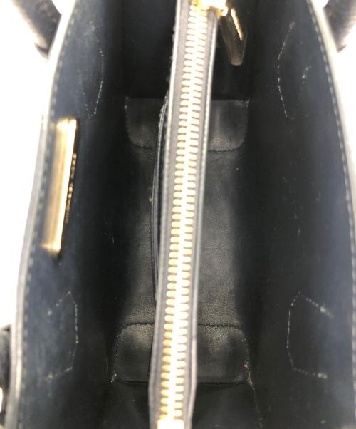 MICHAEL KORS（マイケル・コース）MICHAEL KORS (マイケルコース) フラワーモチーフ　2WAYバッグ ネイビーの古着・服飾アイテム